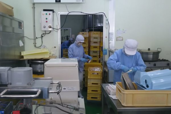 チーズの製造工場