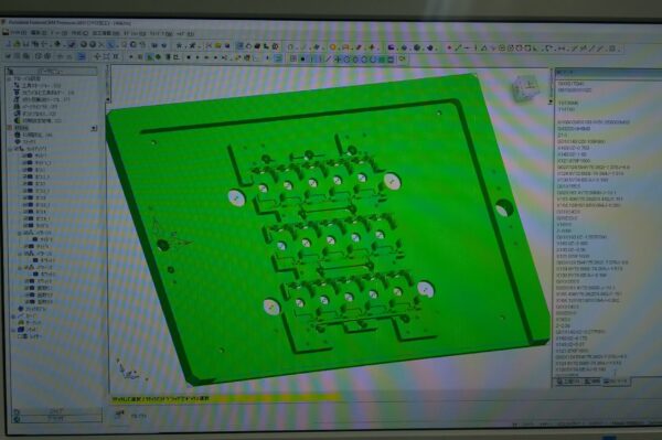 CAD・CAMの画面